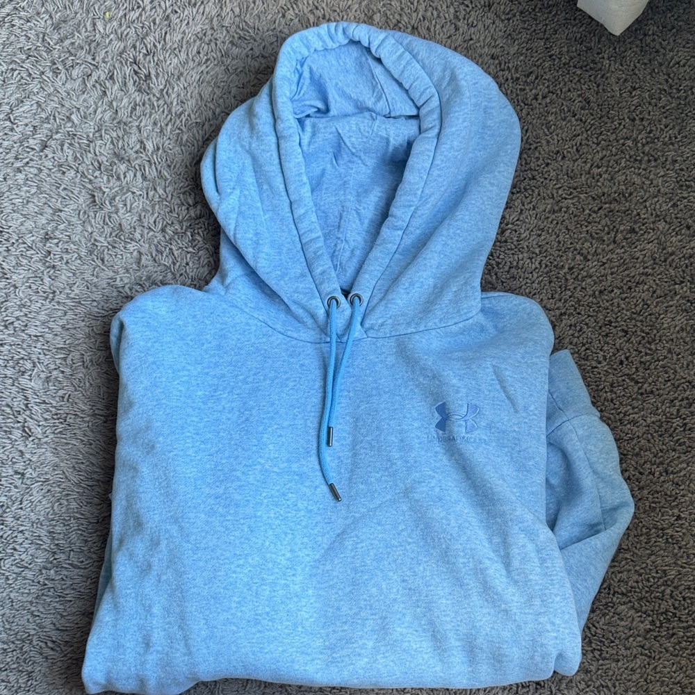 Under Armour Men's Light Blue Hoodie